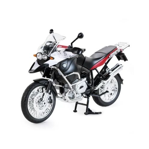 Motocicleta metalica Bmw alba scara 1 la 9