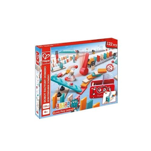 Setul de domino si ciocanul puternic Hape