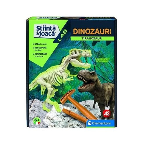 Descopera dinozaurul T-rex Clementoni
