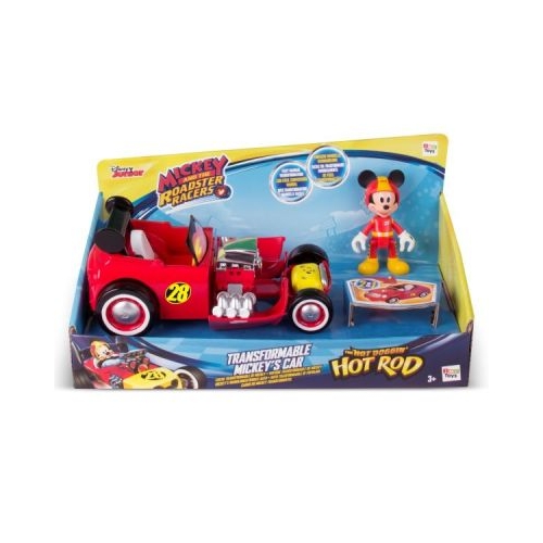 Masinuta transformabila cu o figurina Disney Mickey