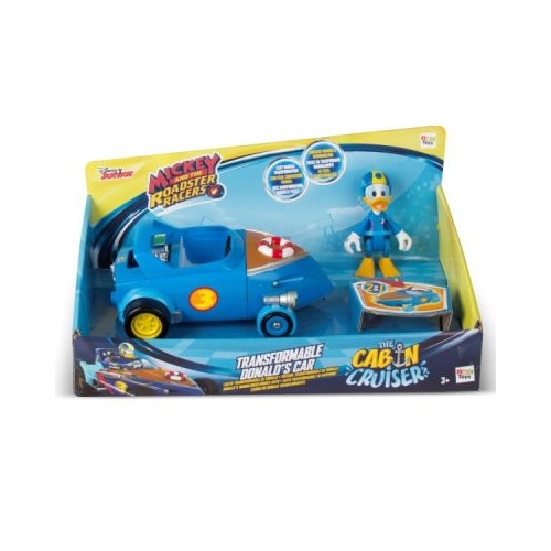 Masinuta transformabila cu o figurina Disney Donald
