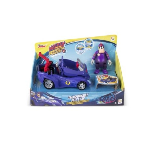Masinuta transformabila cu o figurina Disney Pete