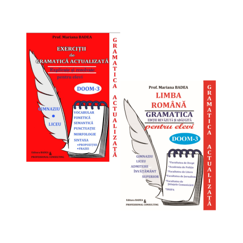 Pachet gramatica actualizata. Gimnaziu. Liceu. Admitere invatamant superior - Mariana Badea