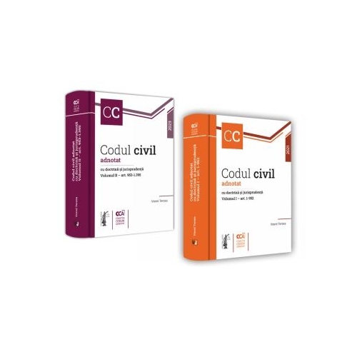 Pachet. Codul civil adnotat cu doctrina si jurisprudenta. Volumele 1-2 - Viorel Terzea