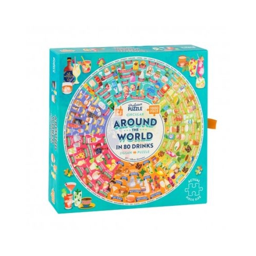 Joc Puzzle-Jigsaw Around the World in 80 Drinks