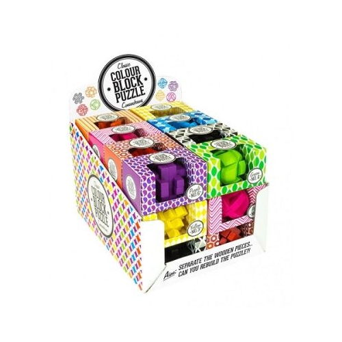 Set Colour Block Puzzle Display