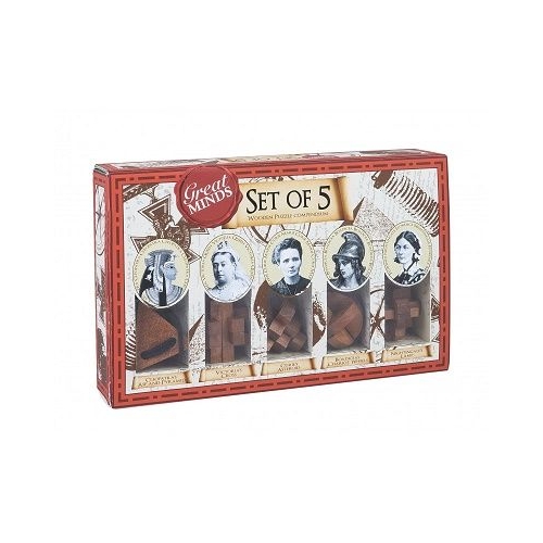 Puzzle mecanic Great Minds Set de 5 women