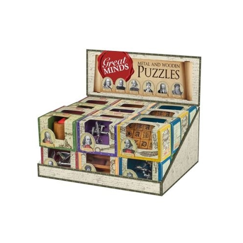 Set jocuri Great Minds Metal and Wooden Display