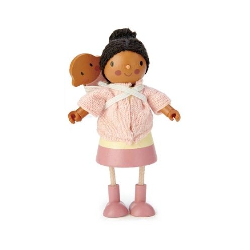 Figurina Doamna Forrester cu bebelus in marsupiu