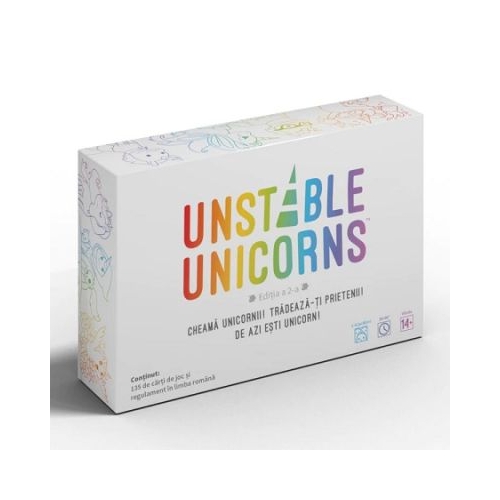 Joc Unstable Unicorns in limba romana