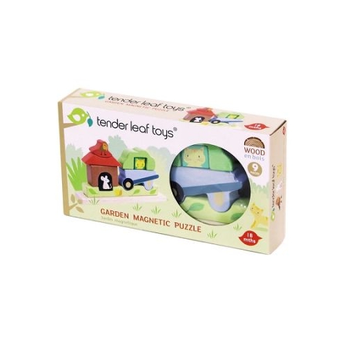 Puzzle magnetic Gradina 9 piese