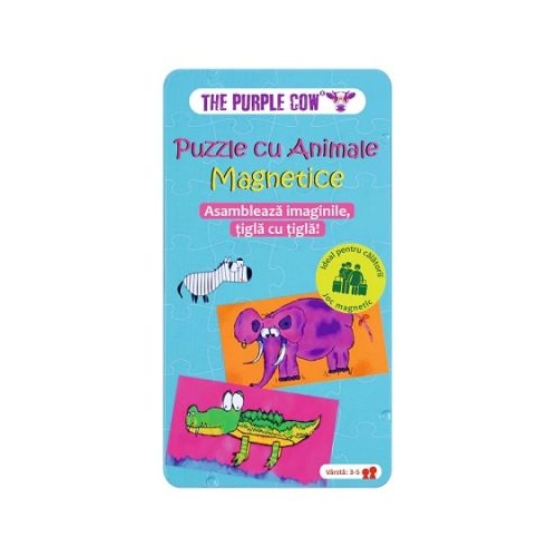 Puzzle cu Animale Magnetice