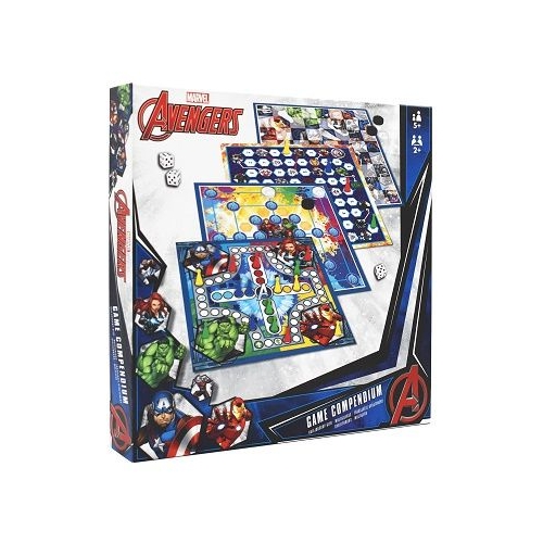 Set 25 jocuri de societate Game Compendium Marvel Avengers