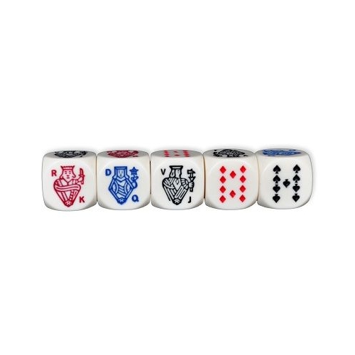 Zaruri Poker marime 16 mm 5 buc.set
