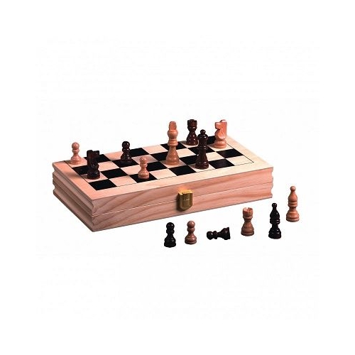 Joc Sah in cutie din lemn 29x29 cm Piatnik