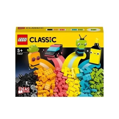 LEGO Classic. Distractie creativa in culori neon 11027 333 piese