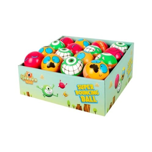 Minge super saritoare cu figuri amuzante din cauciuc Waboba Bouncing Head