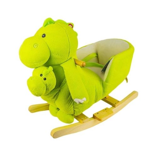 Balansoar pentru bebelusi Dinozaur lemn  plus 60x34x45 cm