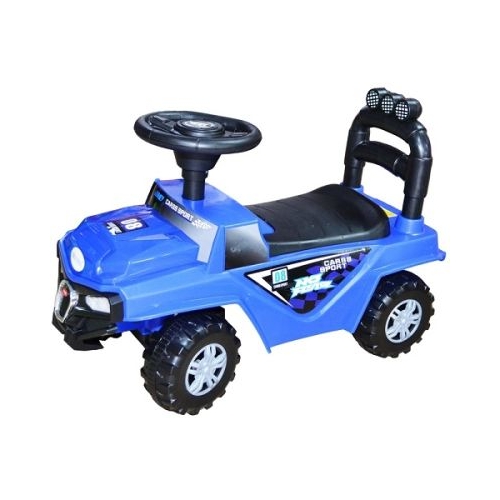 Masinuta cu volan fara pedale albastra
