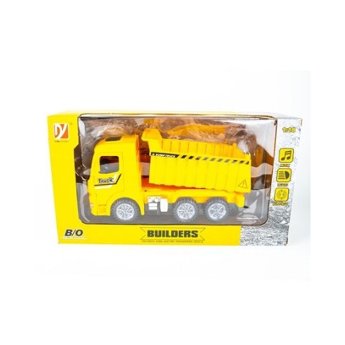 Camion cu frictiune lumina-sunet 25x11x12 cm