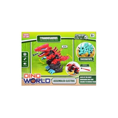 Cuburi constructii Robozaur cu baterii Velociraptor