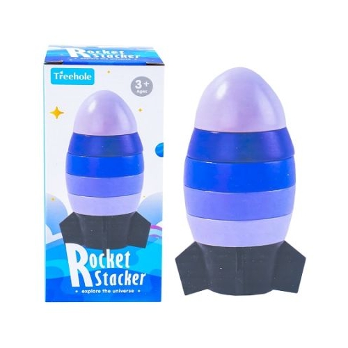 Joc constructii din lemn Racheta