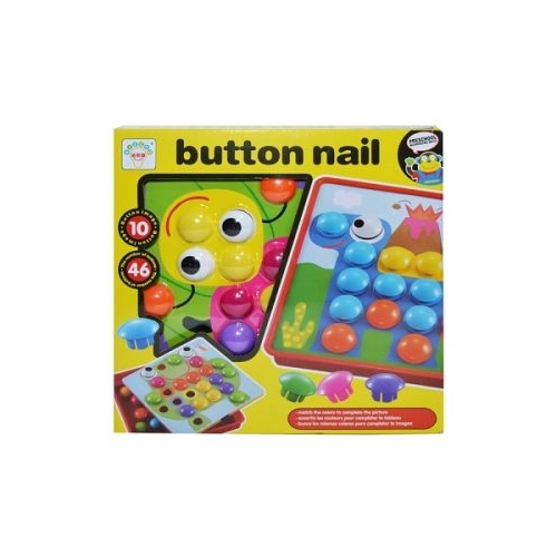 Joc creativitate. Mozaic Button nail