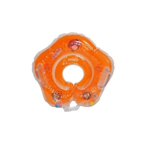 Colac baie gonflabil pentru bebelusi portocaliu