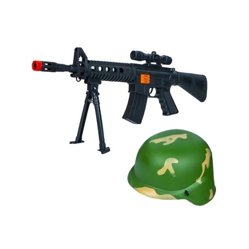 Mitraliera  casca armata