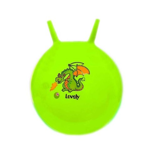 Minge cauciuc cu 2 manere animale 55 cm 400 g verde