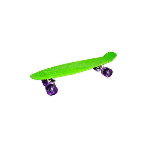 Placa skateboard roti silicon 73 cm verde