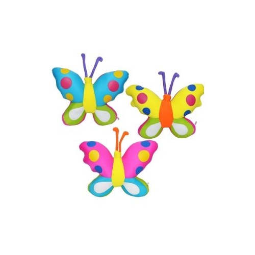 Pernita material textil cu granule Fluturas