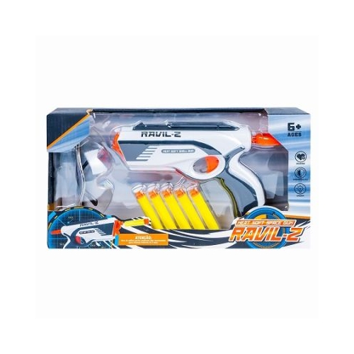 Pistol  gloante burete si ochelari protectie