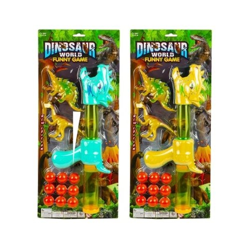 Pistol cu bile dinozaur  figurine dinozauri