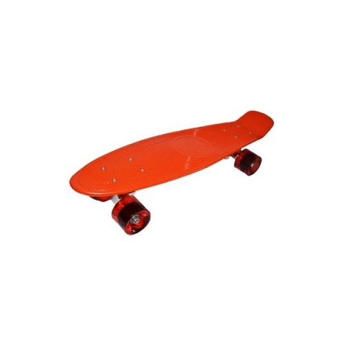 Placa skateboard roti silicon 73 cm portocaliu
