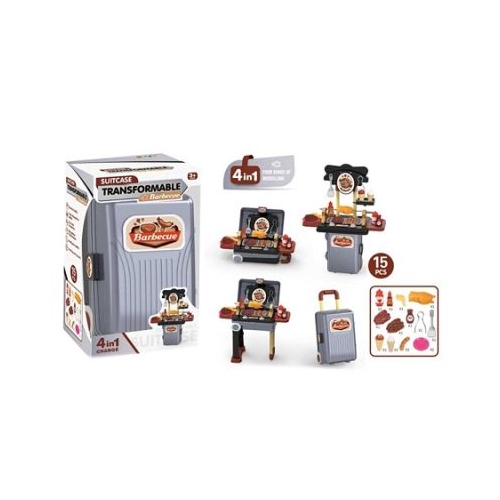 Play set barbeque in troller 15 piese