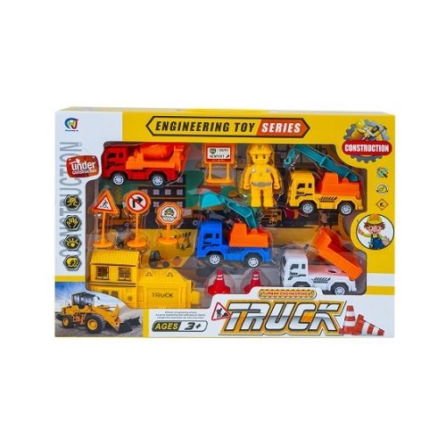 Play set constructii  semne circulatie