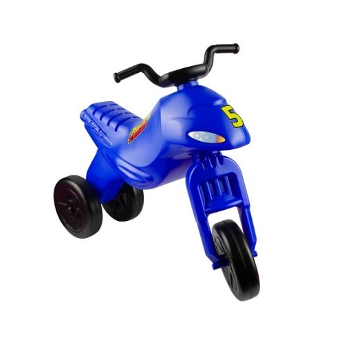 Motocicleta fara pedale albastra