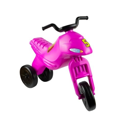 Motocicleta fara pedale roz