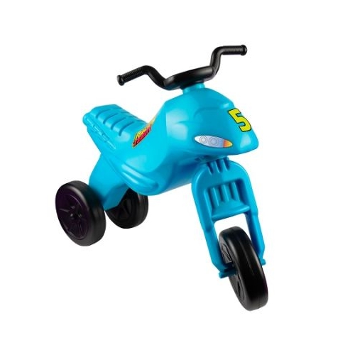 Motocicleta fara pedale albastru deschis