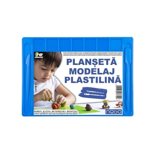 Planseta Modelaj cu Accesorii 28x20 cm albastru NEBO