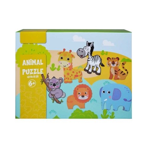 Puzzle din lemn animale