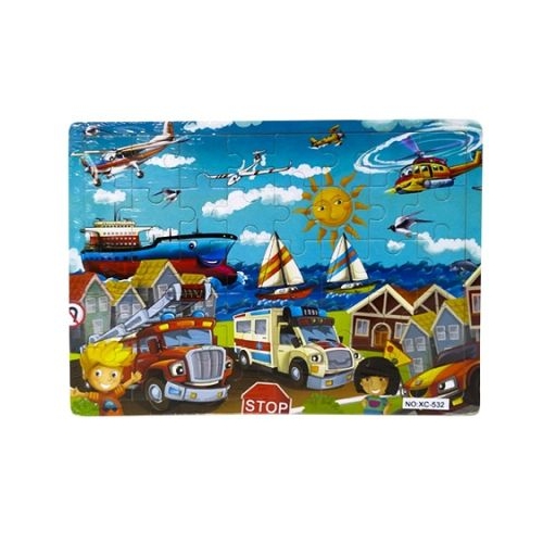 Puzzle lemn 40 piese Zi cu soare