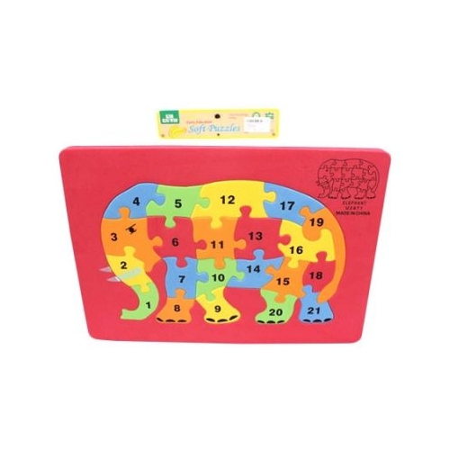 Puzzle EVA incastru Elefant