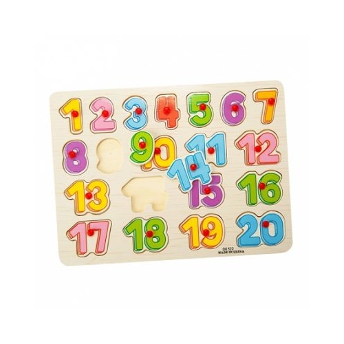 Puzzle din lemn incastru Numere