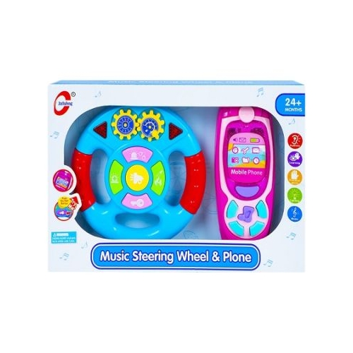 Telefon mobil  volan cu lumina si sunet