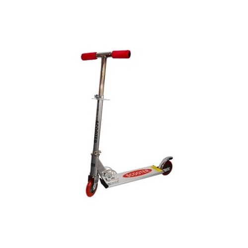 Trotineta cadru aluminiu 2 roti 76 cm rosie