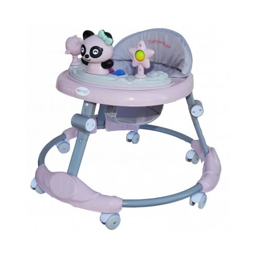 Premergator cu jucarii Panda roz