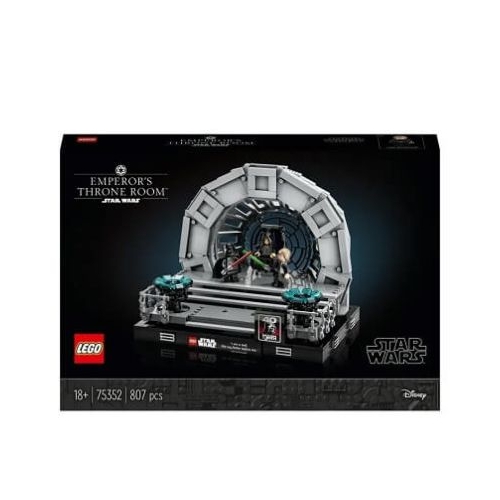 LEGO Star Wars. Diorama Sala tronului imparatului 75352 807 piese