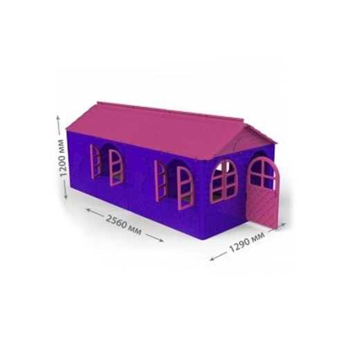 Casuta de Joaca mov 256x129x120 cm Doloni